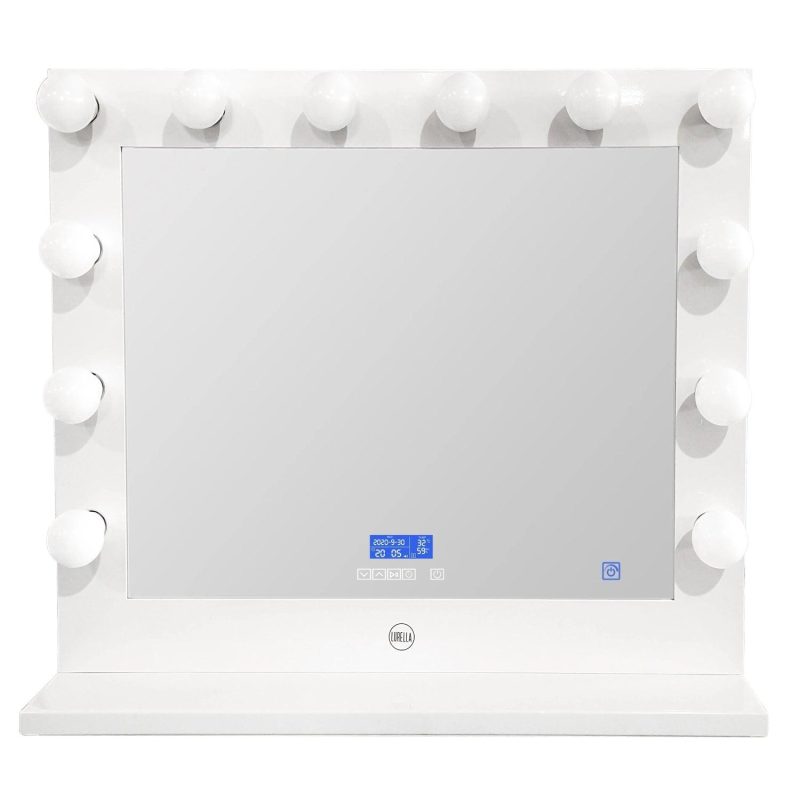 12 Bulb Glam Bluetooth Vanity Mirror - BarberSets