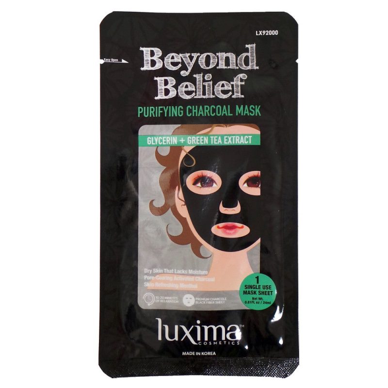 LUXIMA Beyond Belief Purifying Charcoal Mask