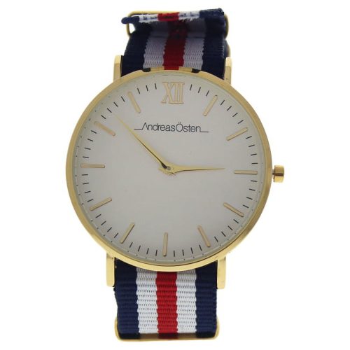 AO 63 Somand Gold Navy Blue White Red Nylon Strap Watch by Andreas Osten for Unisex 1 Pc Watch 13fd1e15 6029 4be0 9a5f 96ee638e4389.9e2ae83a6cc4bc2d9291796349405e0f