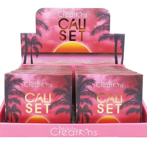 BEAUTY CREATIONS Cali Set Eyeshadow Palette Display Set, 12 pcs