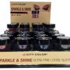 CITY COLOR Sparkle & Shine Loose Glitter Display Case Set 24 Pieces