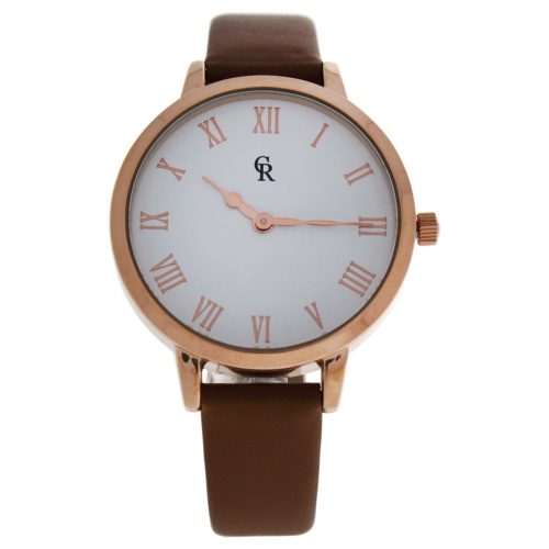 CRB003 La Basic Rose Gold Brown Leather Strap Watch by Charlotte Raffaelli for Women 1 Pc Watch 3589eb84 6a11 42f0 86b5 cc148ffa250b.ce66374ae45d85e69b801efe4e2354b0