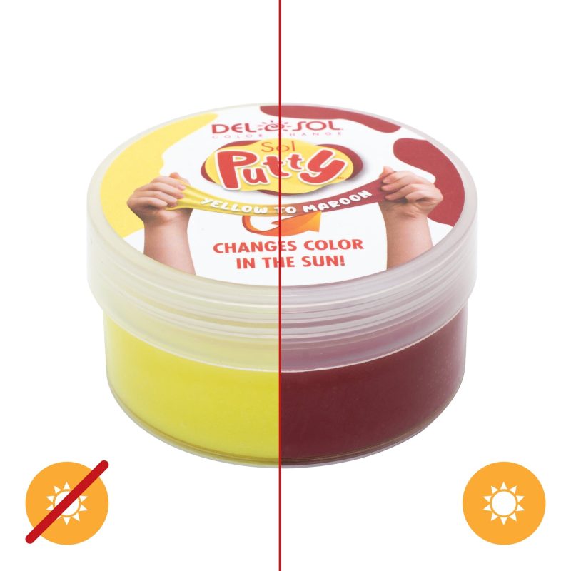 Color Changing Sol Putty Yellow to Red by DelSol for Unisex 1 Pc Putty 3210e886 76c6 4419 baeb 49b27e2fd347.1fb13294b8a0958e24d3efbfb736175d