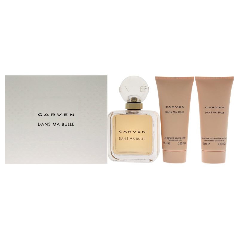 Dans Ma Bulle by Carven for Women 3 Pc Gift Set 3 3oz EDP Spray 3 3oz Body Milk 3 3oz Shower Gel bb47bf31 2a34 47dd 8291 4f1c63ceb023.4366ce2d4bdcfb3c4ee73c90a171efc9