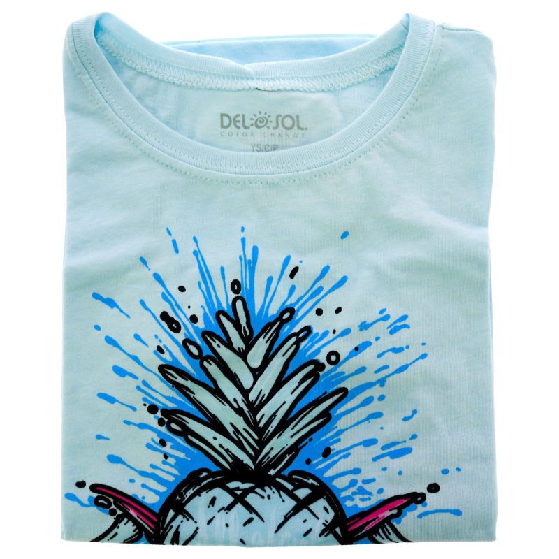 DelSol Kids Premium Crew Tee Pineapples Ice Blue 1 Pc T Shirt YS 2d0fd631 6f1f 40ca a780 c7245a820bc2.e143ec1a1b684e2fba459c785b5f0ca5