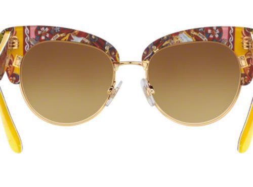 Dolce Gabbana DG4277 Yellow Sunglasses Back