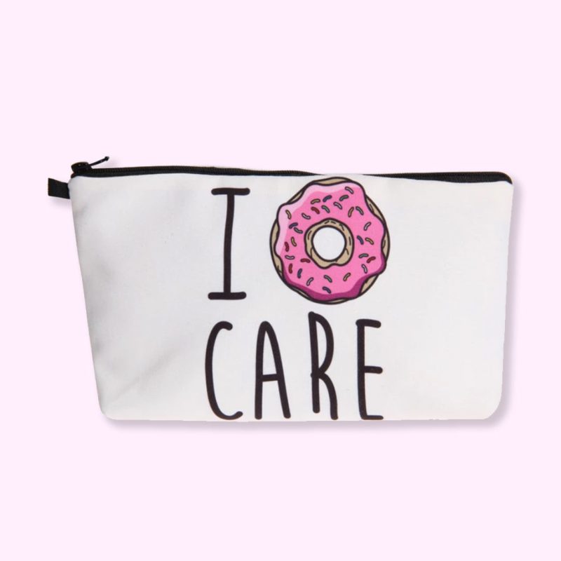 I donut care bag pink