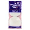 Wonder Pro Double Sided Cotton Puff With Satin Tape - 2 Pieces