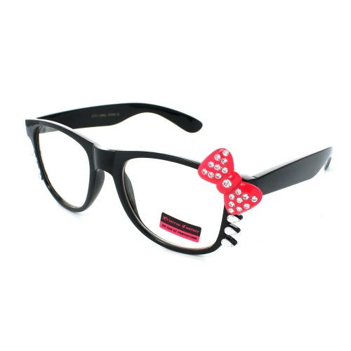 KITTY Junior Fashion Glasses Wayfarer KT01DCML