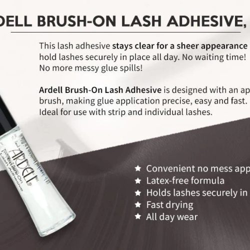 ardell brush on latex free lash adhesive 18 oz5 ml 900548