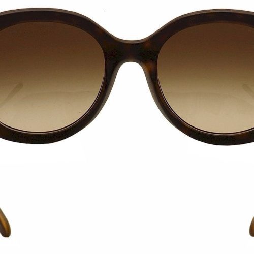 burberry womens b4218 b 4218 fashion sunglasses matte dark havana gold brown gradient 3578 13 4