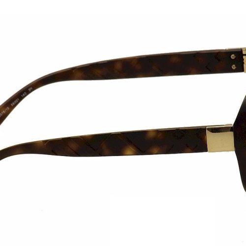 burberry womens b4218 b 4218 fashion sunglasses matte dark havana gold brown gradient 3578 13 5