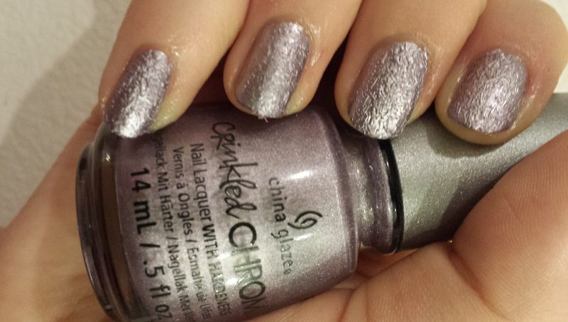 china glaze crinkled chrome crush crush baby