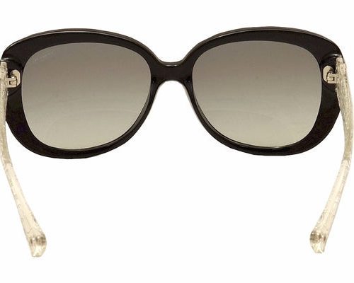 coach womens laurin hc8076 hc 8076 fashion sunglasses black crystal gray 5151 11 4 lg