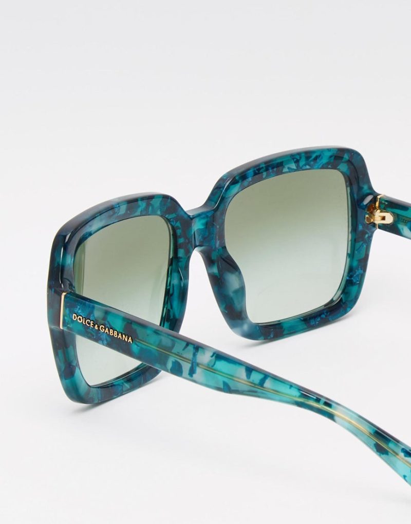 dolce gabbana green square sunglasses product 2 840662927 normal