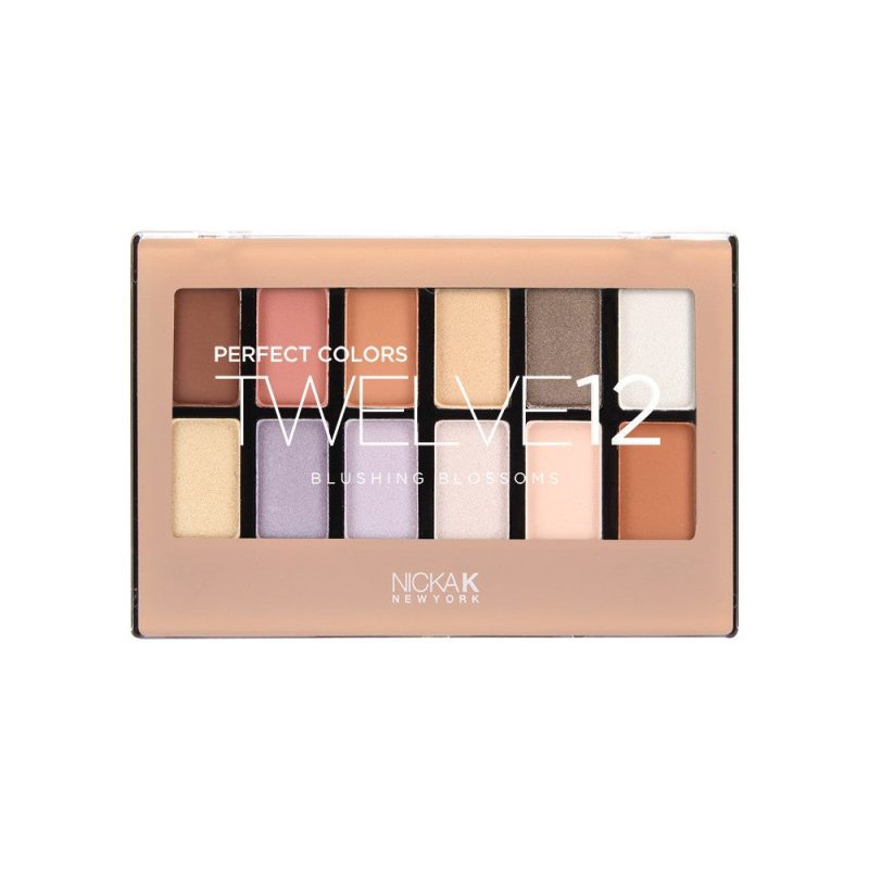 NICKA K Perfect 12 Blushing Blossoms Eyeshadow Palette