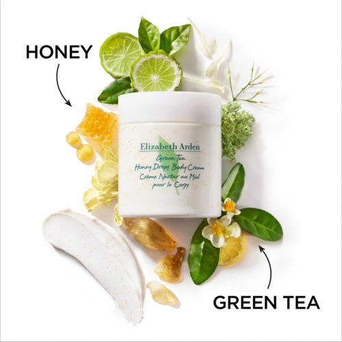 pdp green tea honey drops body cream 5 ingredients