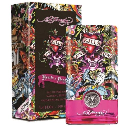 perfume ed hardy hearts and daggers para mujer de christian audigier edp 100ml arome mexico 1