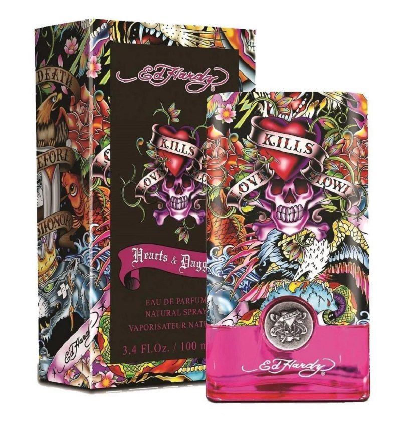 perfume ed hardy hearts and daggers para mujer de christian audigier edp 100ml arome mexico 1