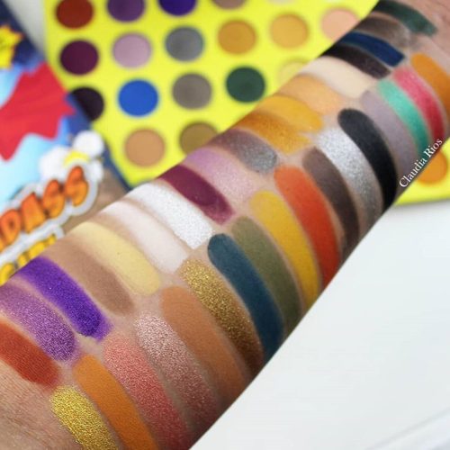 rude the badass rude girl 35 eyeshadow palette book 6 swatches 31f3c965 f286 4c7a 9080 051f7c6737b1